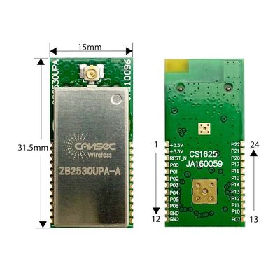 2.4GHz 무선 송수신기를 위한 고전력 CC2530 무선 Pa 지그비 모듈