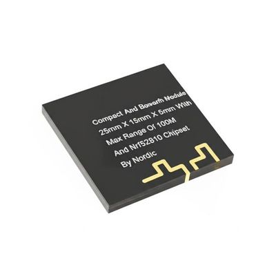 소형 및 강력한 Bluetooth 모듈 25mm X 15mm X 5mm, 최대 100M 범위 및 Nordic의 Nrf52810 칩셋